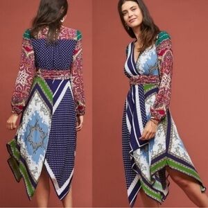 Anthropologie Moulinette Soeurs Istanbul
Patchwork LS Wrap Dress